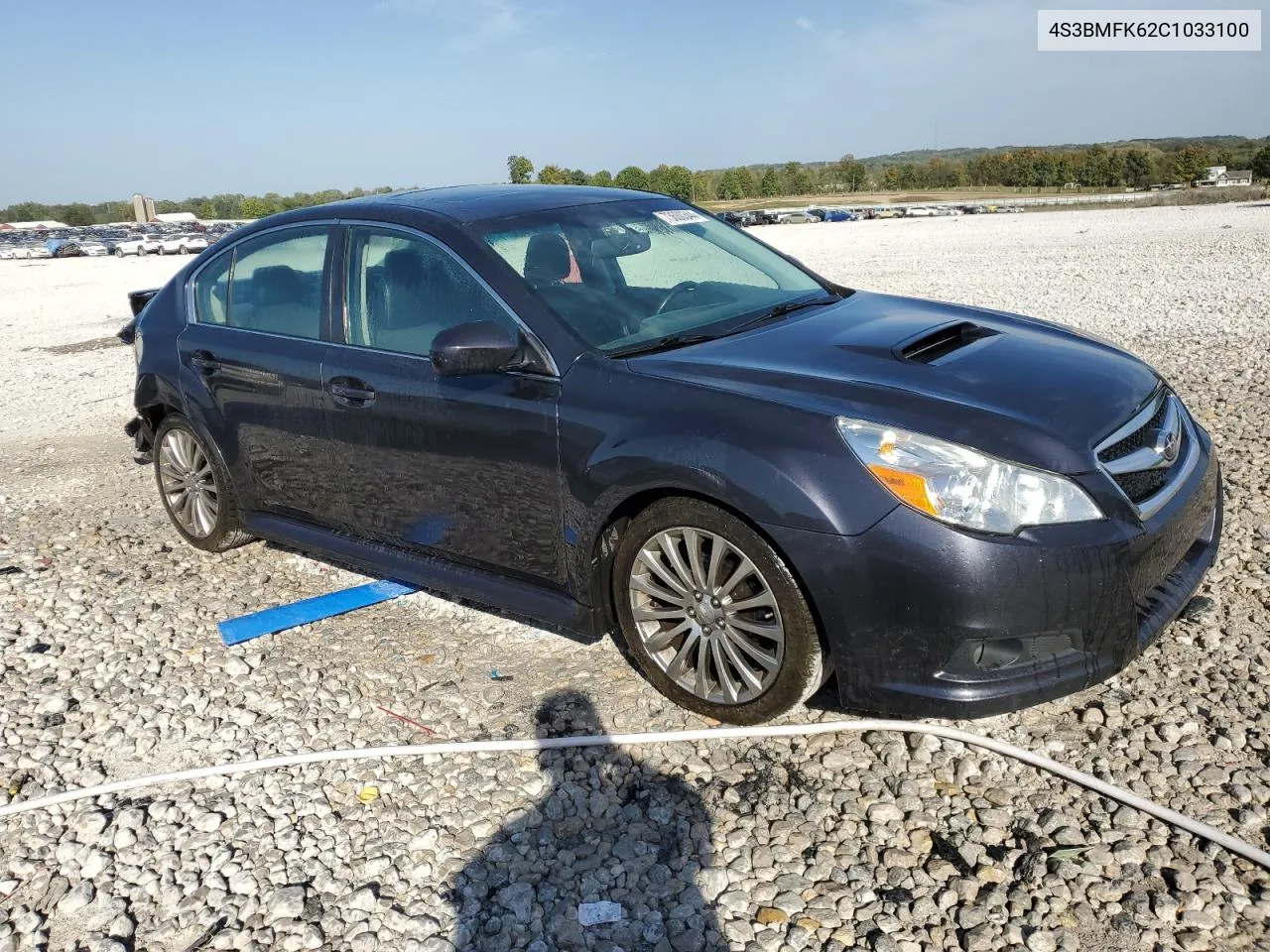 2012 Subaru Legacy 2.5Gt Limited VIN: 4S3BMFK62C1033100 Lot: 73600344