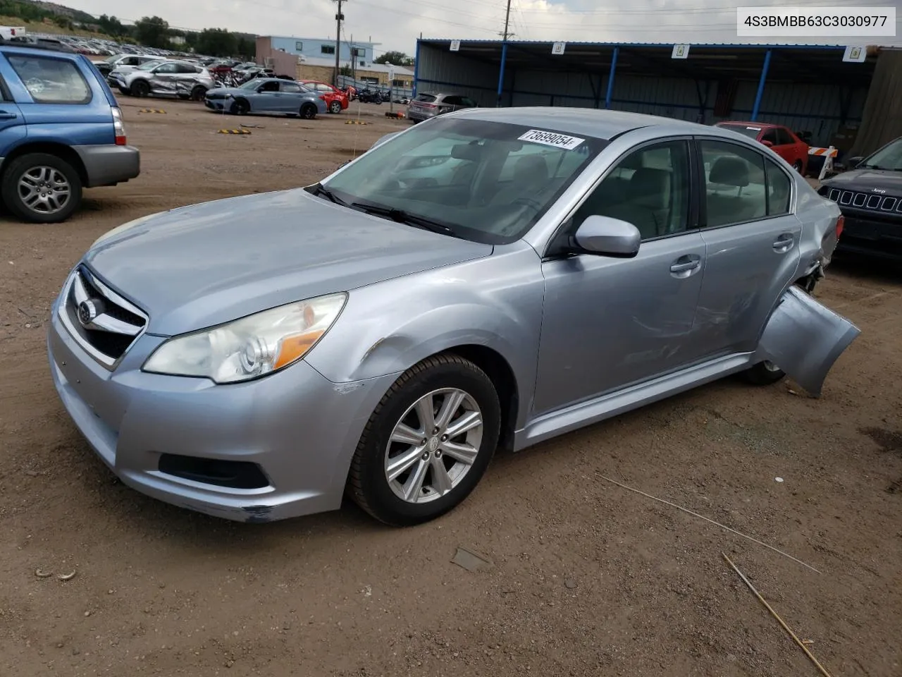 2012 Subaru Legacy 2.5I Premium VIN: 4S3BMBB63C3030977 Lot: 73699054