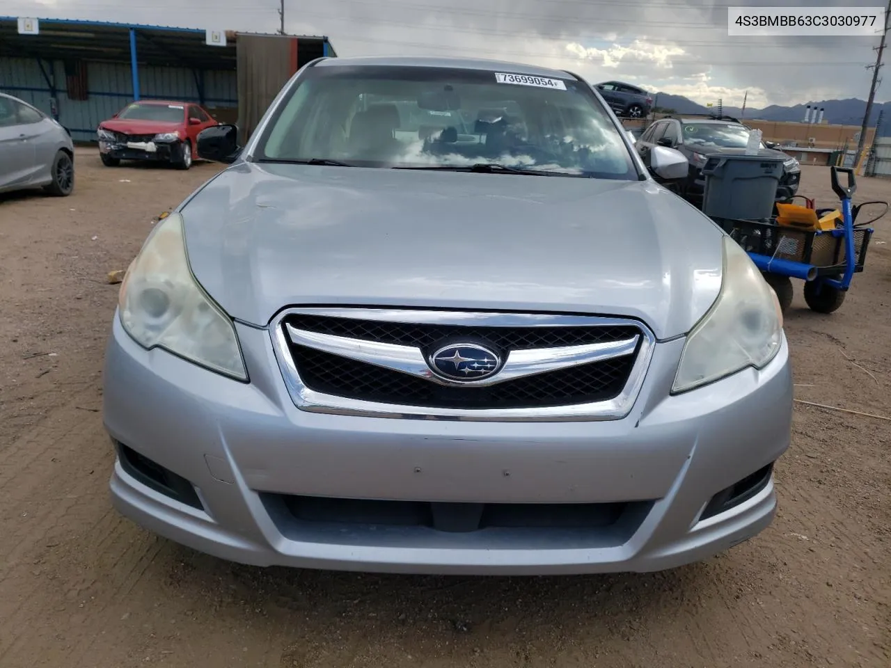 2012 Subaru Legacy 2.5I Premium VIN: 4S3BMBB63C3030977 Lot: 73699054