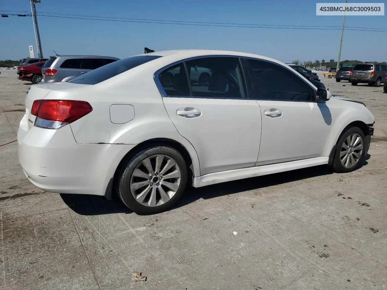 2012 Subaru Legacy 2.5I Limited VIN: 4S3BMCJ68C3009503 Lot: 73751984