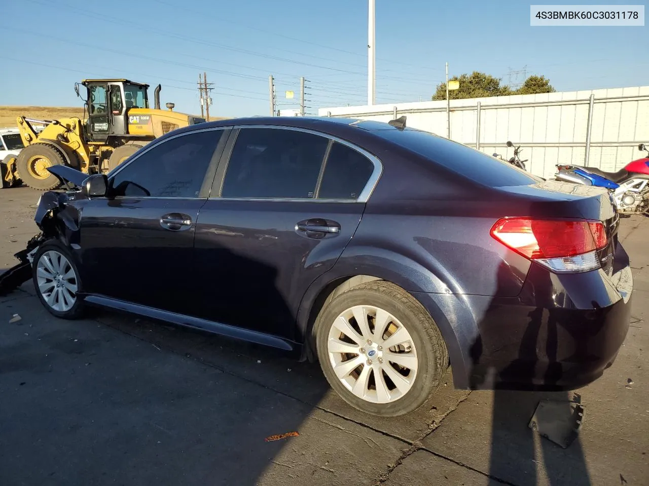 2012 Subaru Legacy 2.5I Limited VIN: 4S3BMBK60C3031178 Lot: 74125544