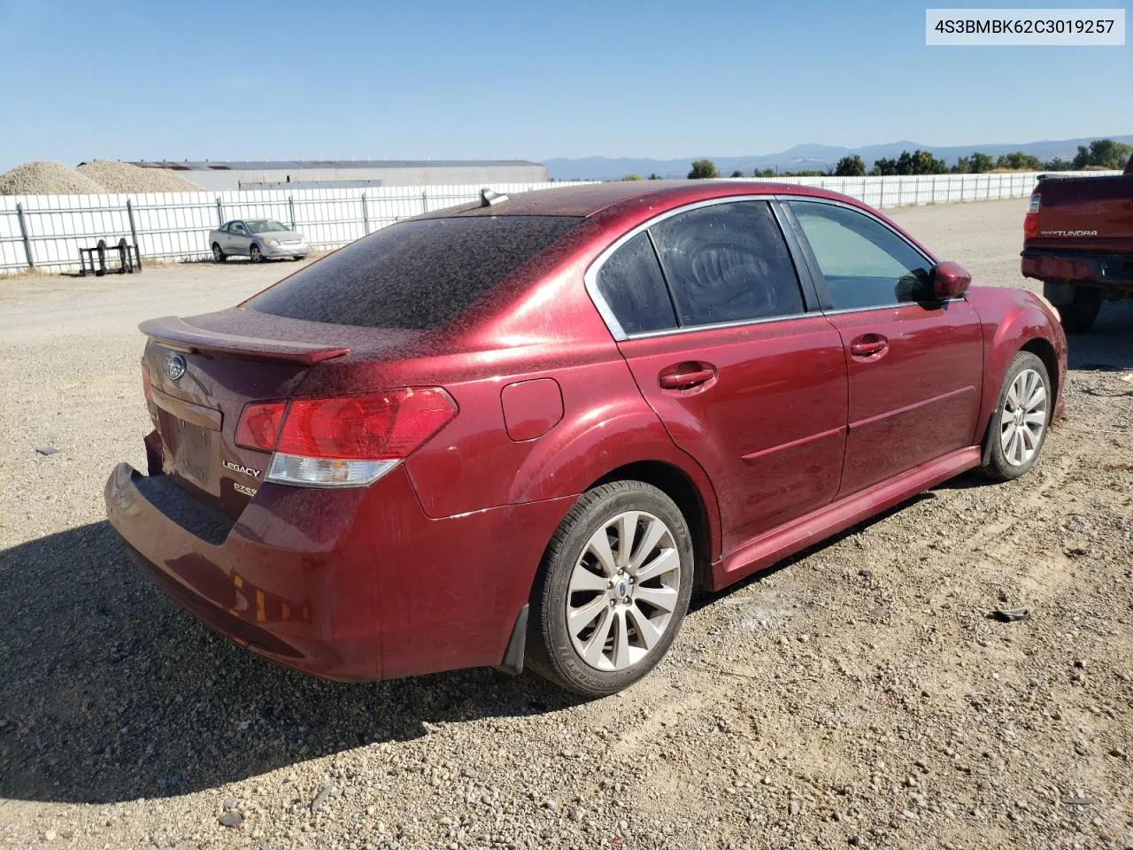 2012 Subaru Legacy 2.5I Limited VIN: 4S3BMBK62C3019257 Lot: 74326964