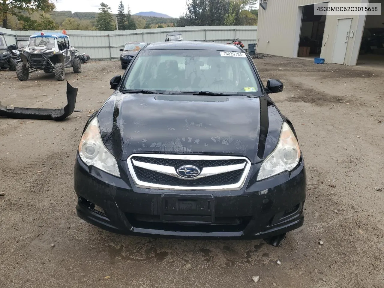 2012 Subaru Legacy 2.5I Premium VIN: 4S3BMBC62C3015658 Lot: 75020794