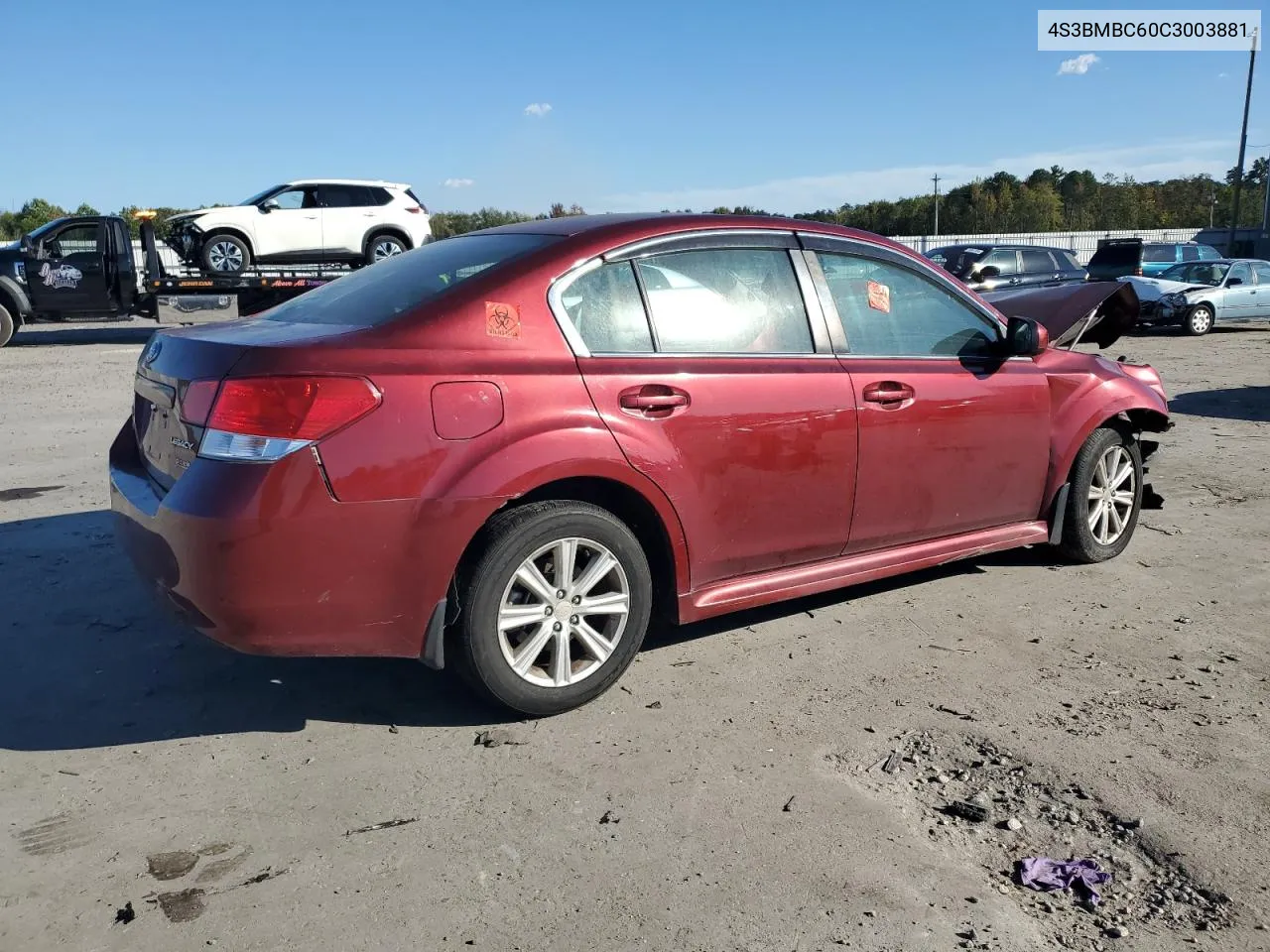 4S3BMBC60C3003881 2012 Subaru Legacy 2.5I Premium