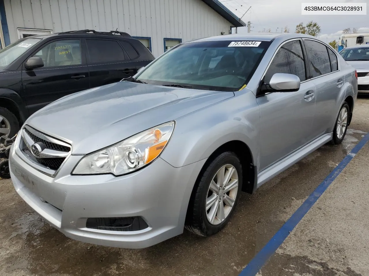 2012 Subaru Legacy 2.5I Premium VIN: 4S3BMCG64C3028931 Lot: 75748634