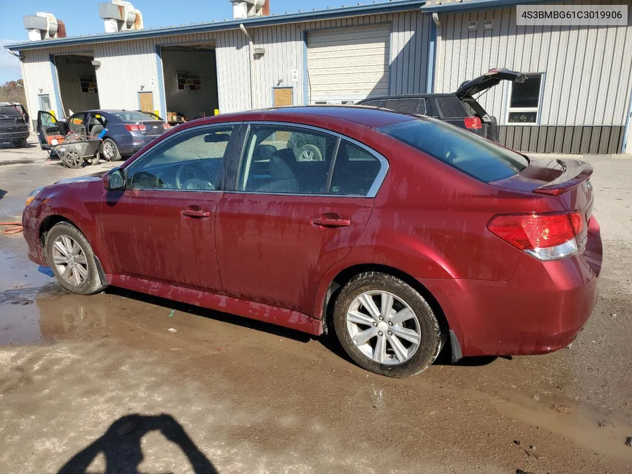 2012 Subaru Legacy 2.5I Premium VIN: 4S3BMBG61C3019906 Lot: 75824864