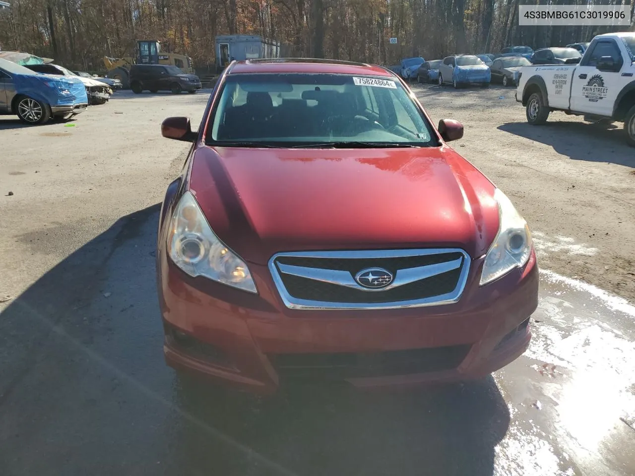 2012 Subaru Legacy 2.5I Premium VIN: 4S3BMBG61C3019906 Lot: 75824864