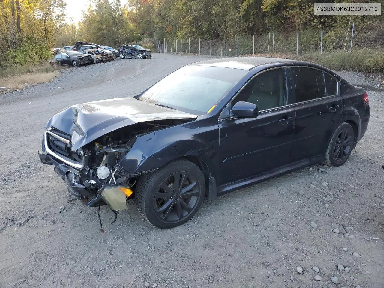 2012 Subaru Legacy 3.6R Limited VIN: 4S3BMDK63C2012710 Lot: 75966824