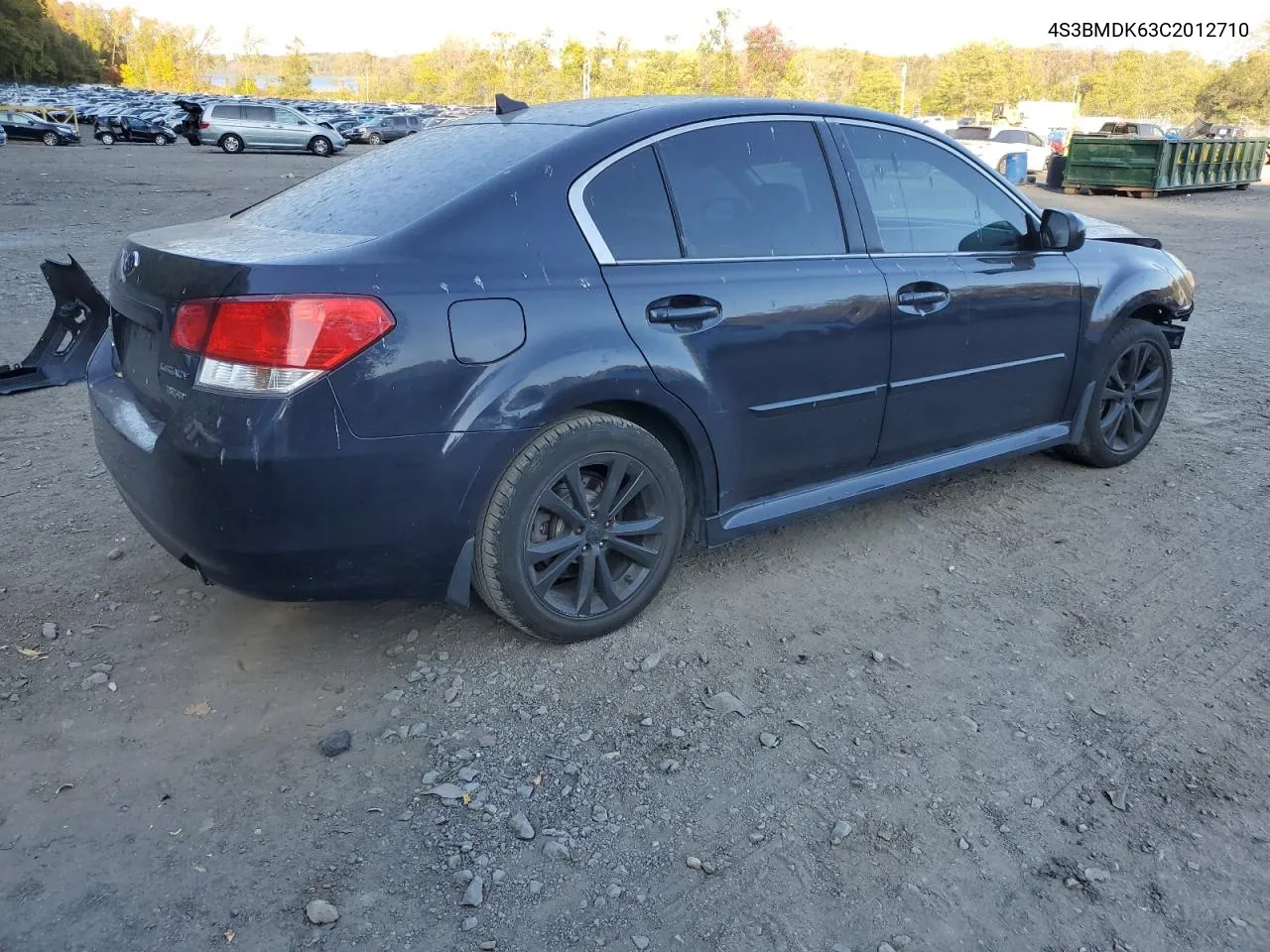 2012 Subaru Legacy 3.6R Limited VIN: 4S3BMDK63C2012710 Lot: 75966824