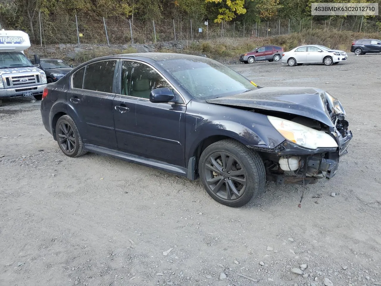 2012 Subaru Legacy 3.6R Limited VIN: 4S3BMDK63C2012710 Lot: 75966824