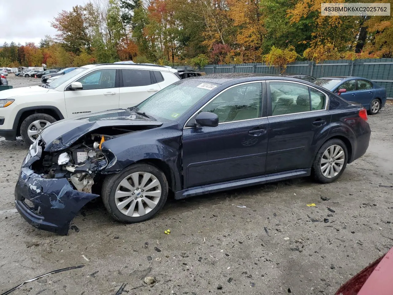 2012 Subaru Legacy 3.6R Limited VIN: 4S3BMDK6XC2025762 Lot: 76014704