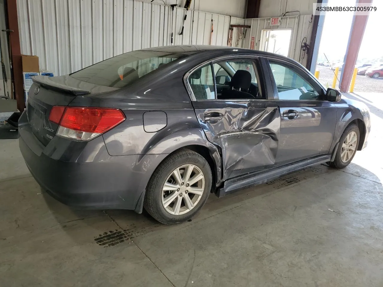 2012 Subaru Legacy 2.5I Premium VIN: 4S3BMBB63C3005979 Lot: 76374324