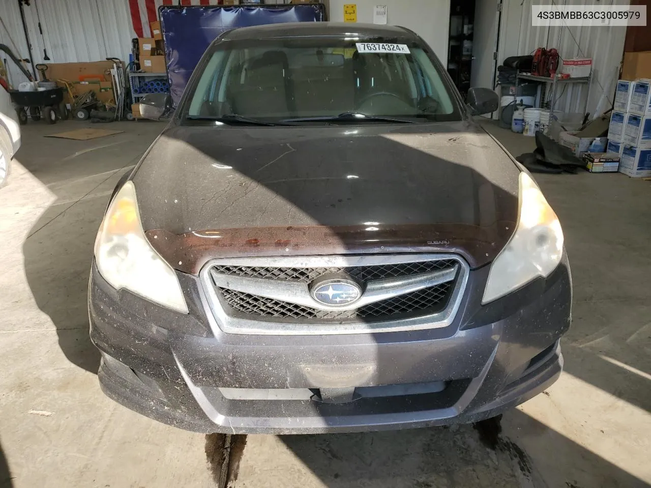 2012 Subaru Legacy 2.5I Premium VIN: 4S3BMBB63C3005979 Lot: 76374324