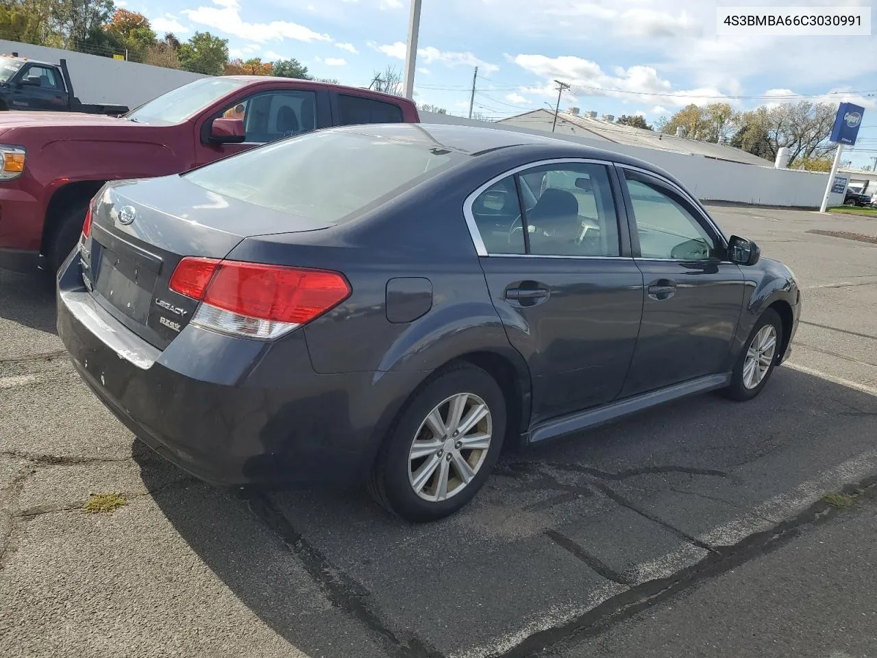 2012 Subaru Legacy 2.5I VIN: 4S3BMBA66C3030991 Lot: 76484894