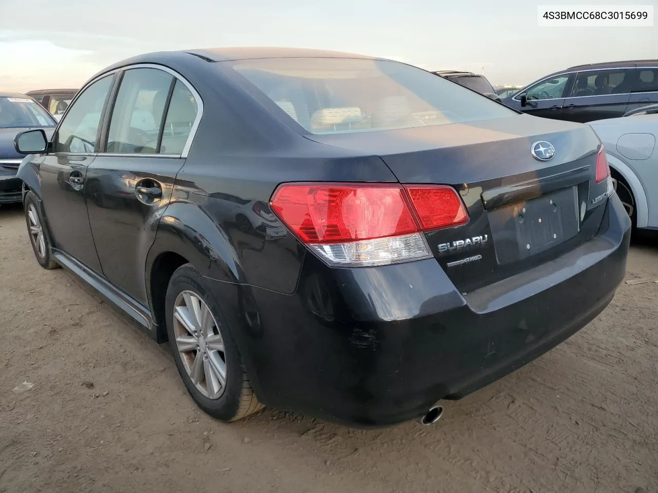 2012 Subaru Legacy 2.5I Premium VIN: 4S3BMCC68C3015699 Lot: 76603494