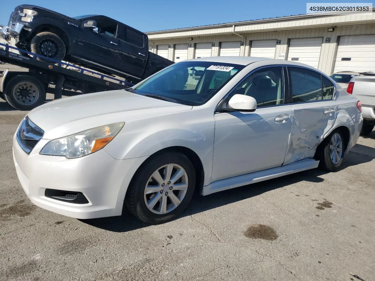 2012 Subaru Legacy 2.5I Premium VIN: 4S3BMBC62C3015353 Lot: 77191324