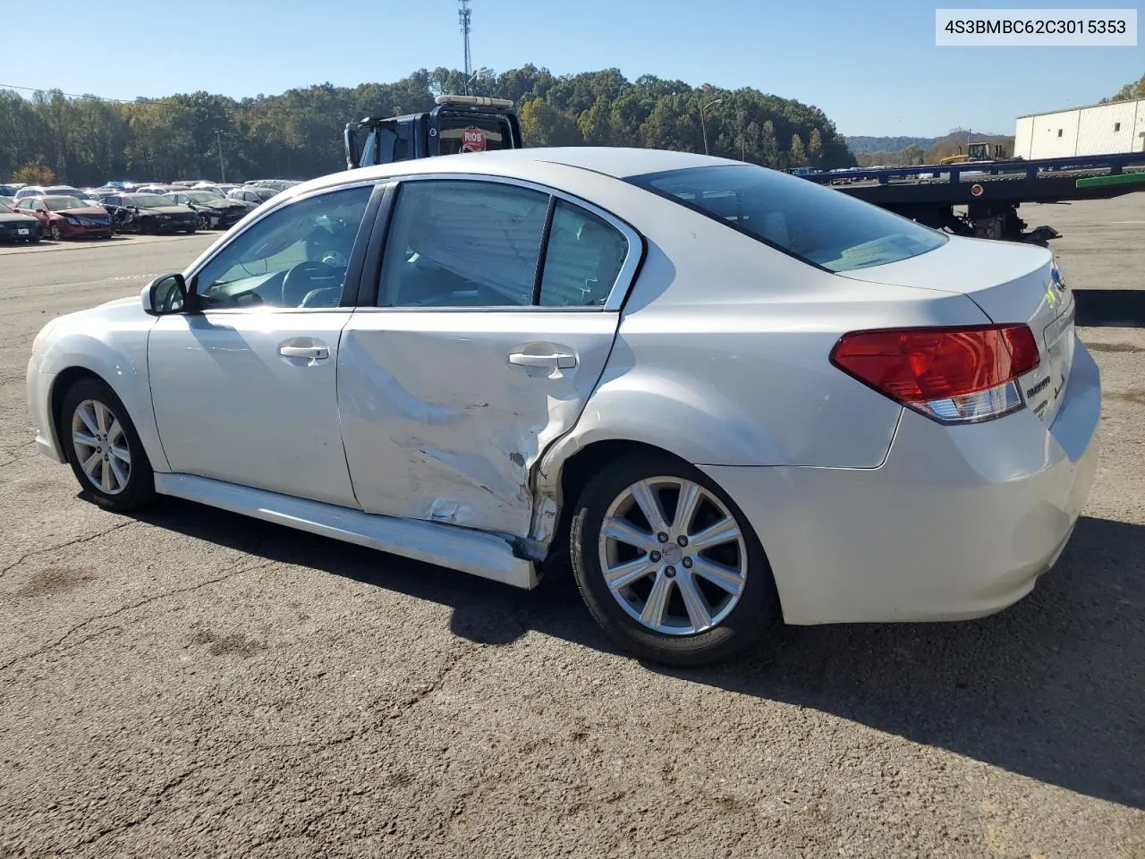 2012 Subaru Legacy 2.5I Premium VIN: 4S3BMBC62C3015353 Lot: 77191324