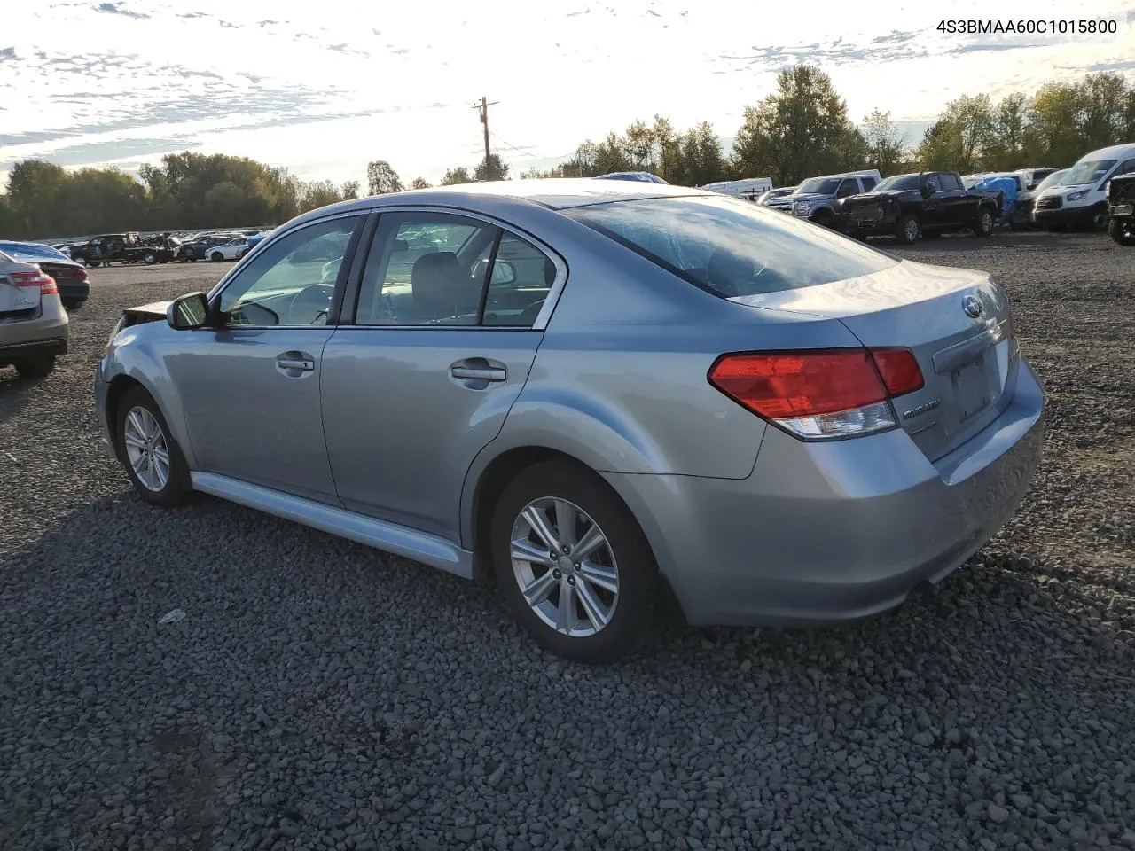 2012 Subaru Legacy 2.5I VIN: 4S3BMAA60C1015800 Lot: 77778594