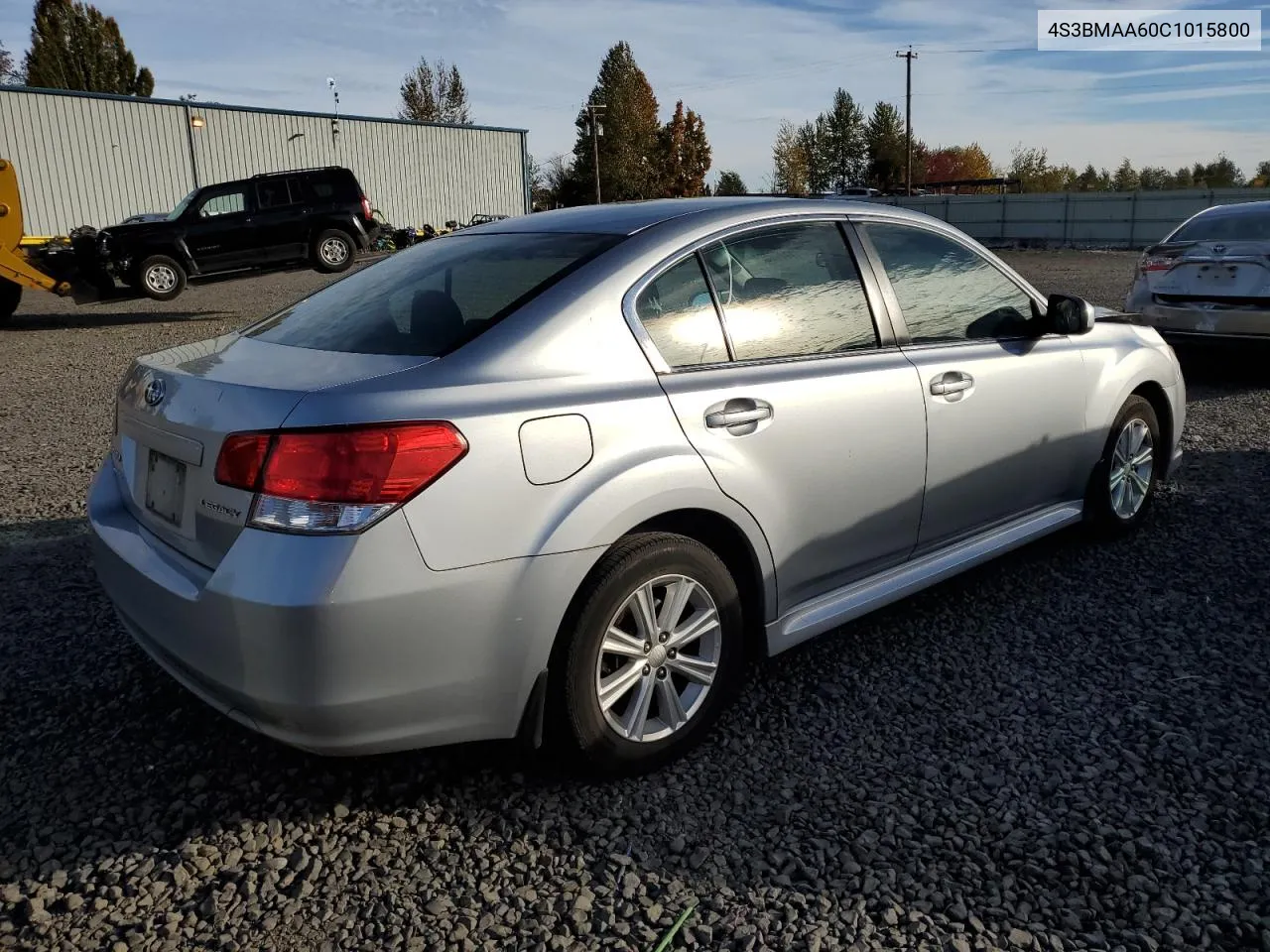 2012 Subaru Legacy 2.5I VIN: 4S3BMAA60C1015800 Lot: 77778594