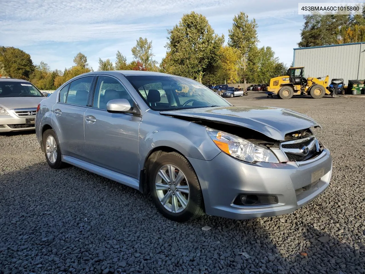 2012 Subaru Legacy 2.5I VIN: 4S3BMAA60C1015800 Lot: 77778594