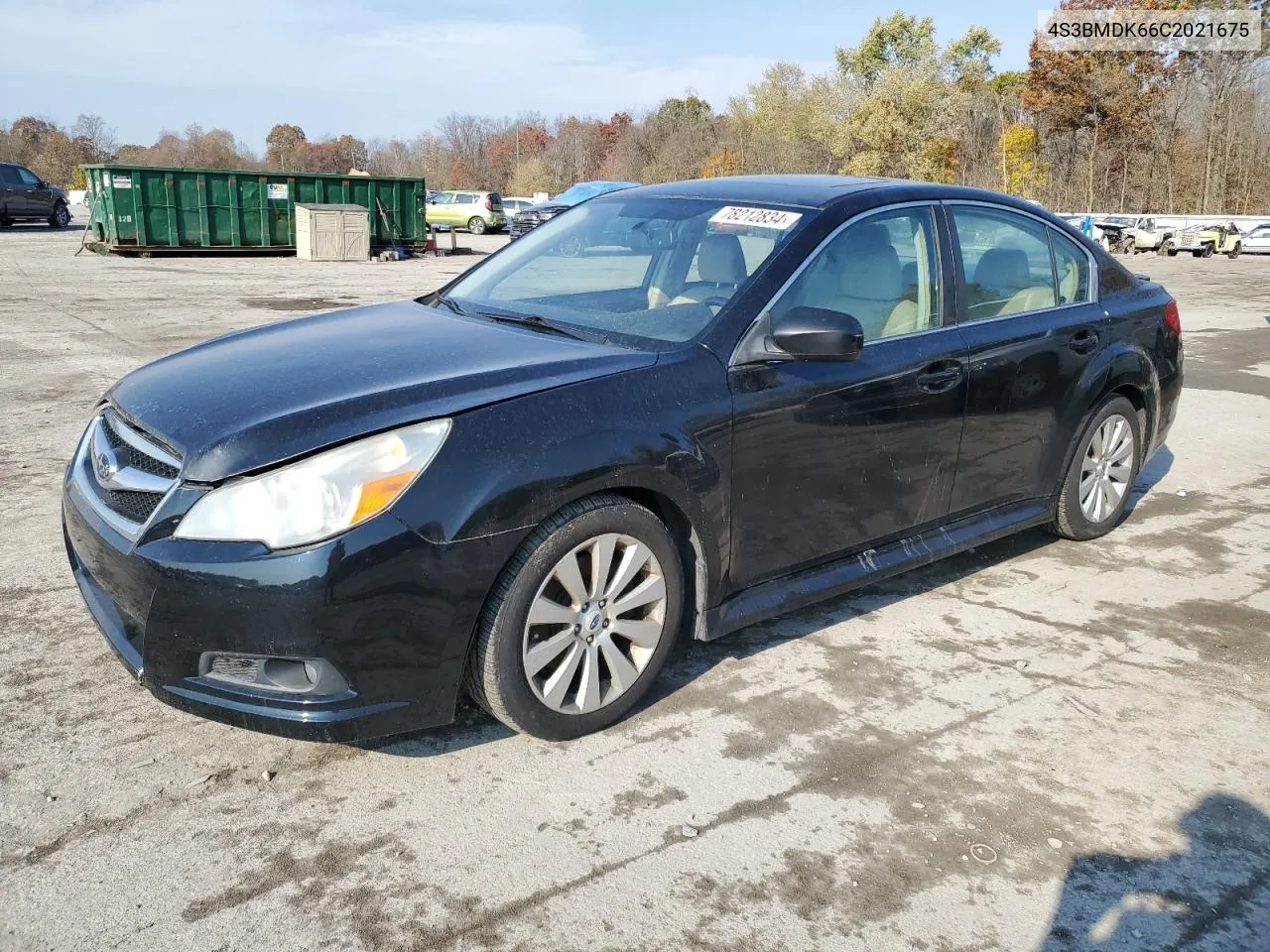 2012 Subaru Legacy 3.6R Limited VIN: 4S3BMDK66C2021675 Lot: 78212834