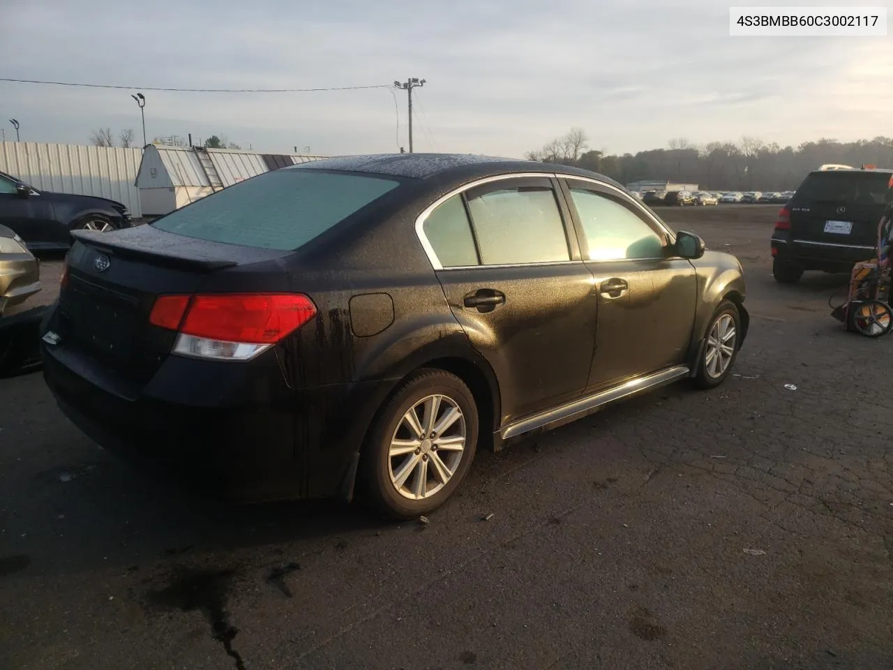 2012 Subaru Legacy 2.5I Premium VIN: 4S3BMBB60C3002117 Lot: 78432064