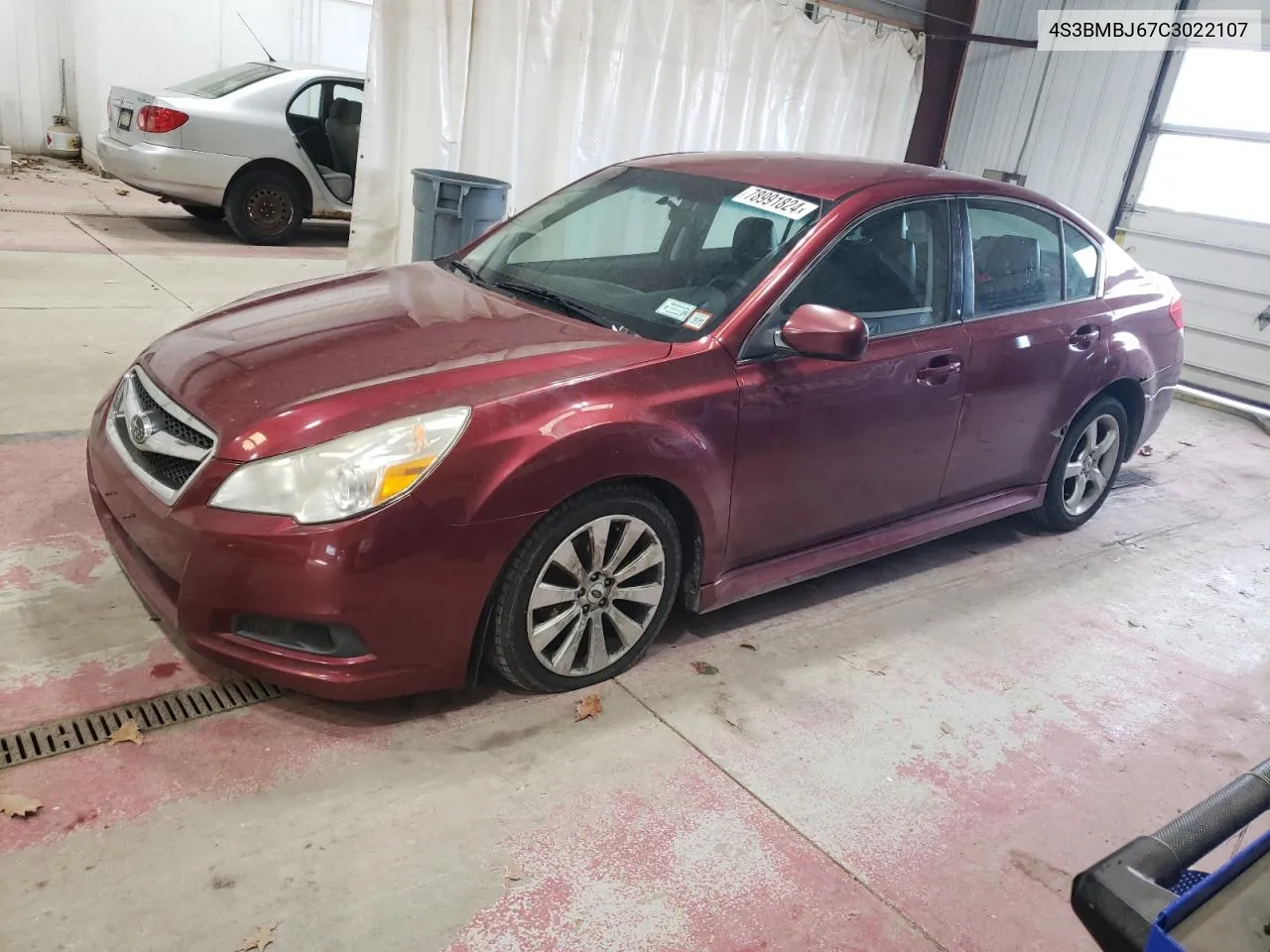 2012 Subaru Legacy 2.5I Limited VIN: 4S3BMBJ67C3022107 Lot: 78991824