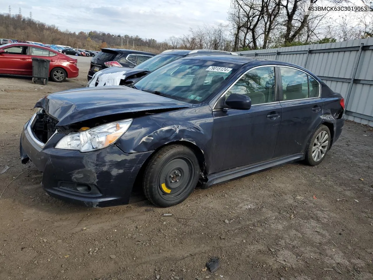 2012 Subaru Legacy 2.5I Limited VIN: 4S3BMCK63C3019063 Lot: 79015124