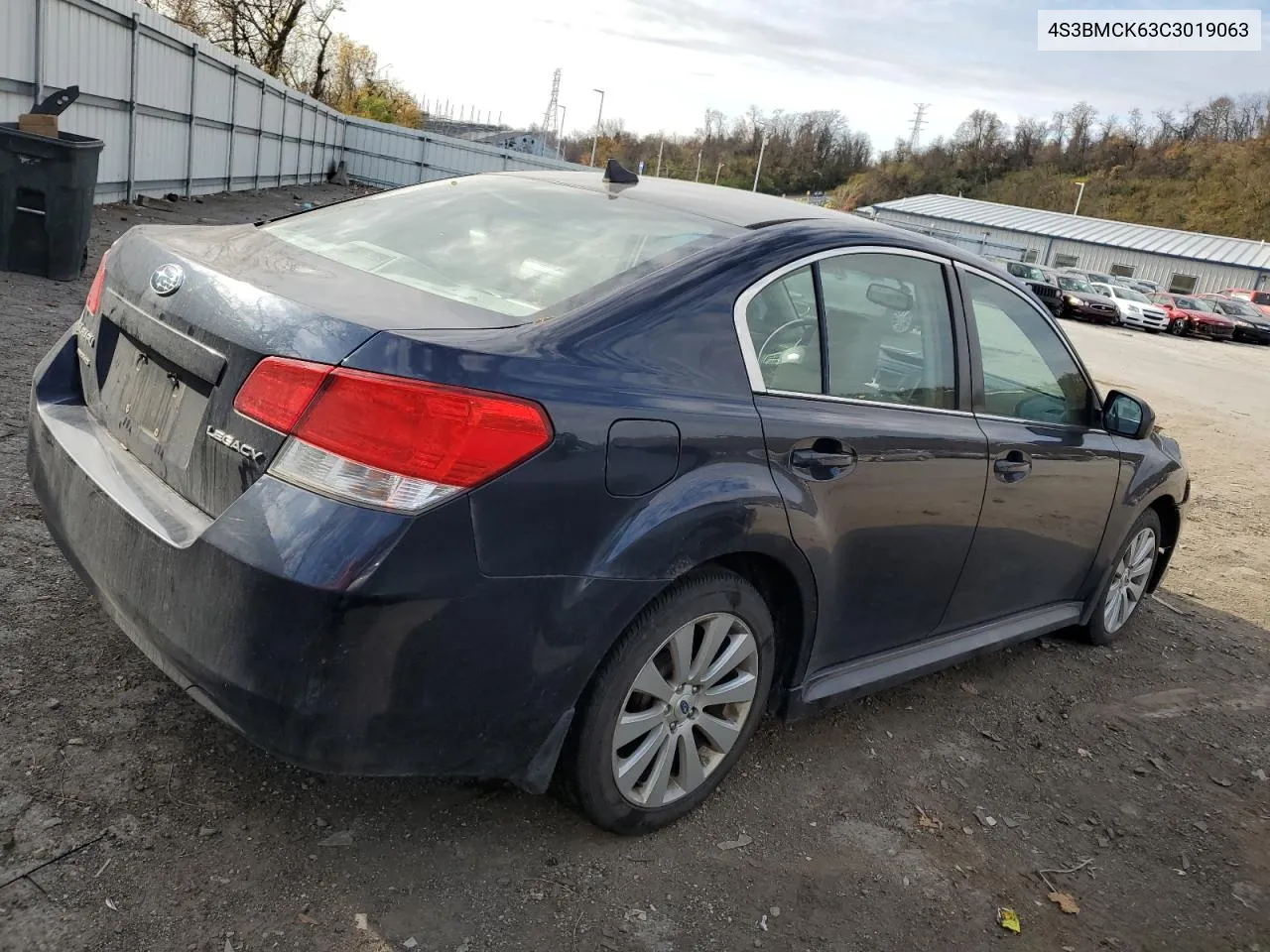 2012 Subaru Legacy 2.5I Limited VIN: 4S3BMCK63C3019063 Lot: 79015124