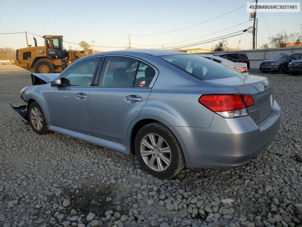 2012 Subaru Legacy 2.5I Premium VIN: 4S3BMBG69C3031981 Lot: 79323314