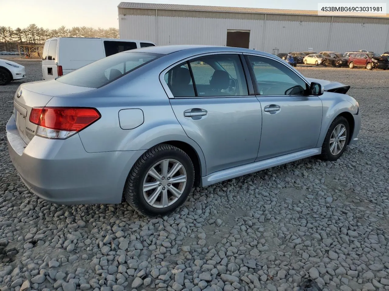 2012 Subaru Legacy 2.5I Premium VIN: 4S3BMBG69C3031981 Lot: 79323314