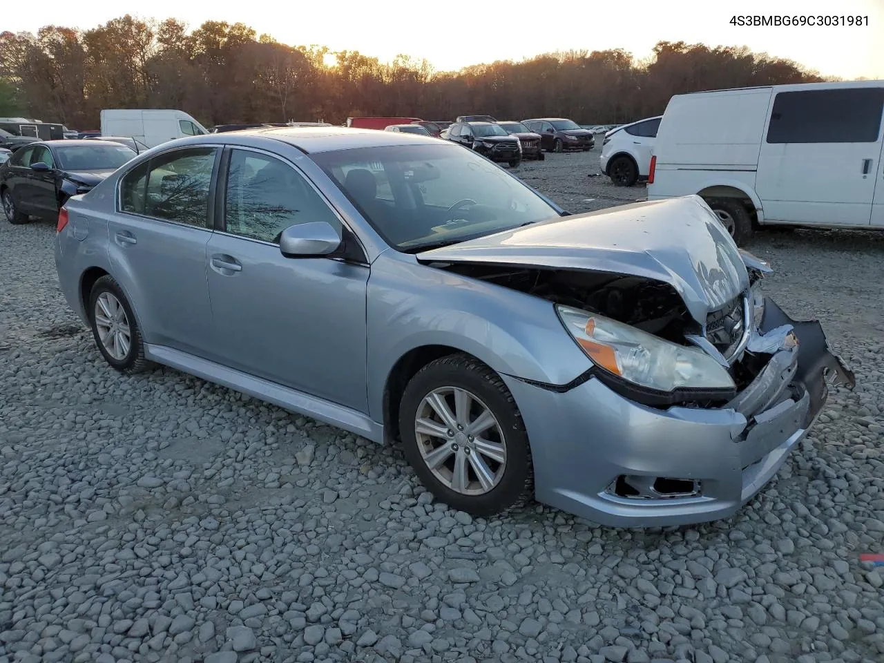 2012 Subaru Legacy 2.5I Premium VIN: 4S3BMBG69C3031981 Lot: 79323314