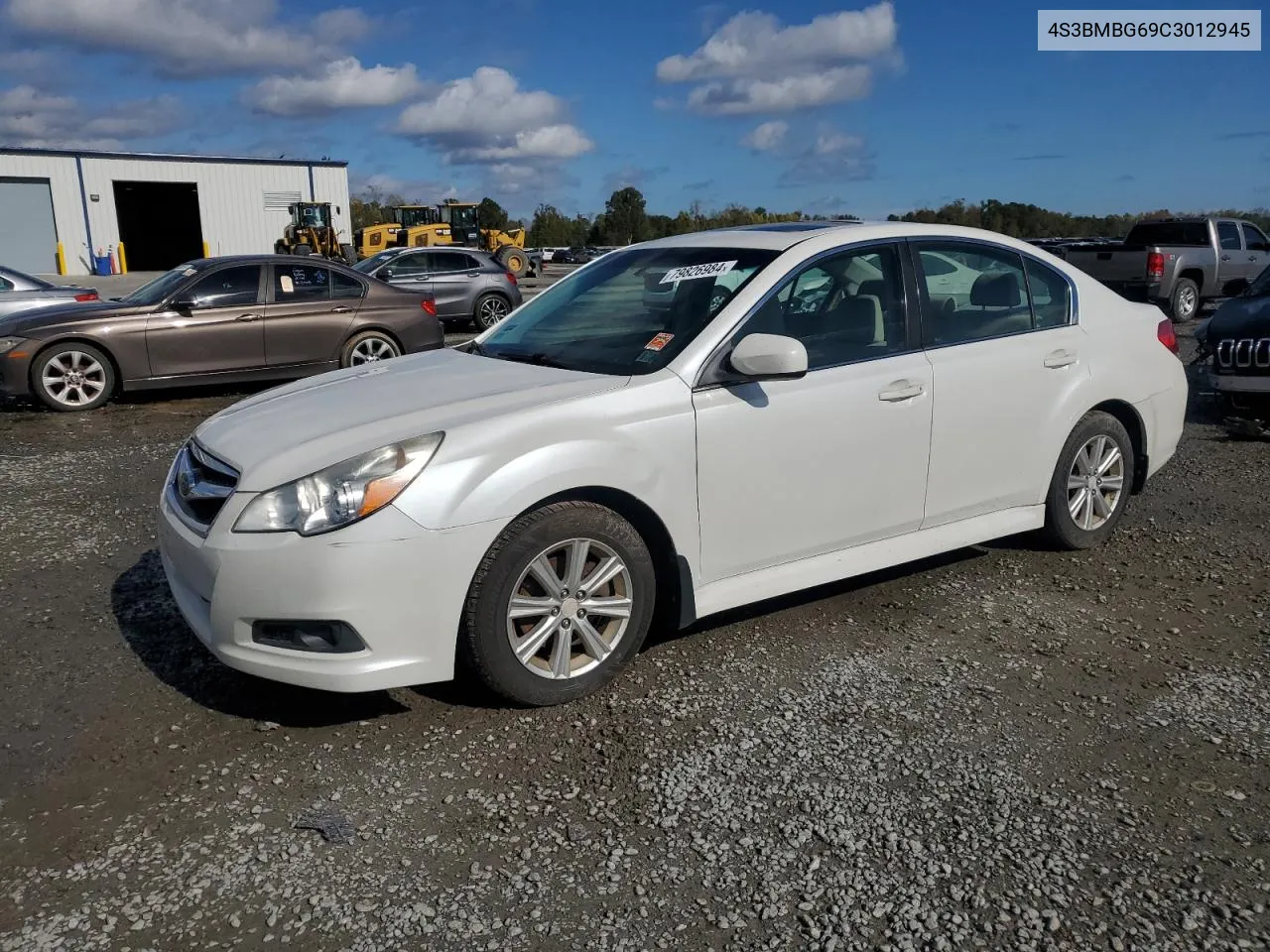 2012 Subaru Legacy 2.5I Premium VIN: 4S3BMBG69C3012945 Lot: 79826984