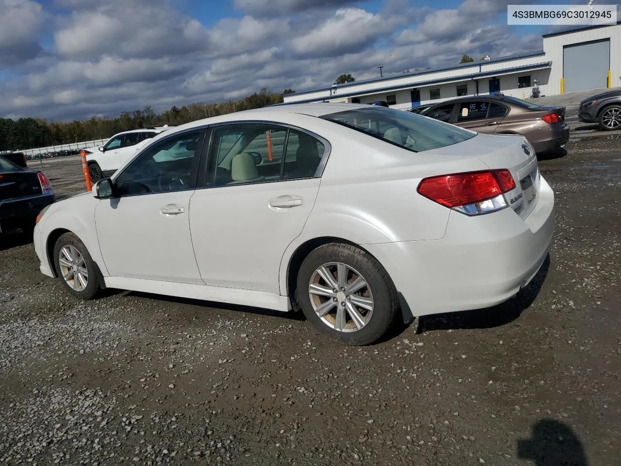 2012 Subaru Legacy 2.5I Premium VIN: 4S3BMBG69C3012945 Lot: 79826984