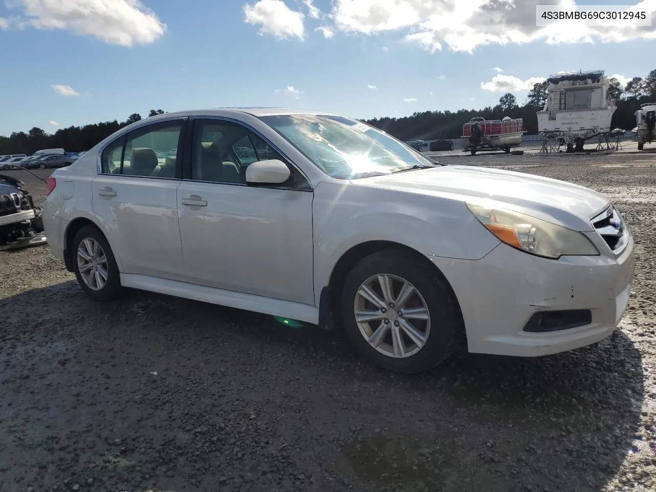 2012 Subaru Legacy 2.5I Premium VIN: 4S3BMBG69C3012945 Lot: 79826984