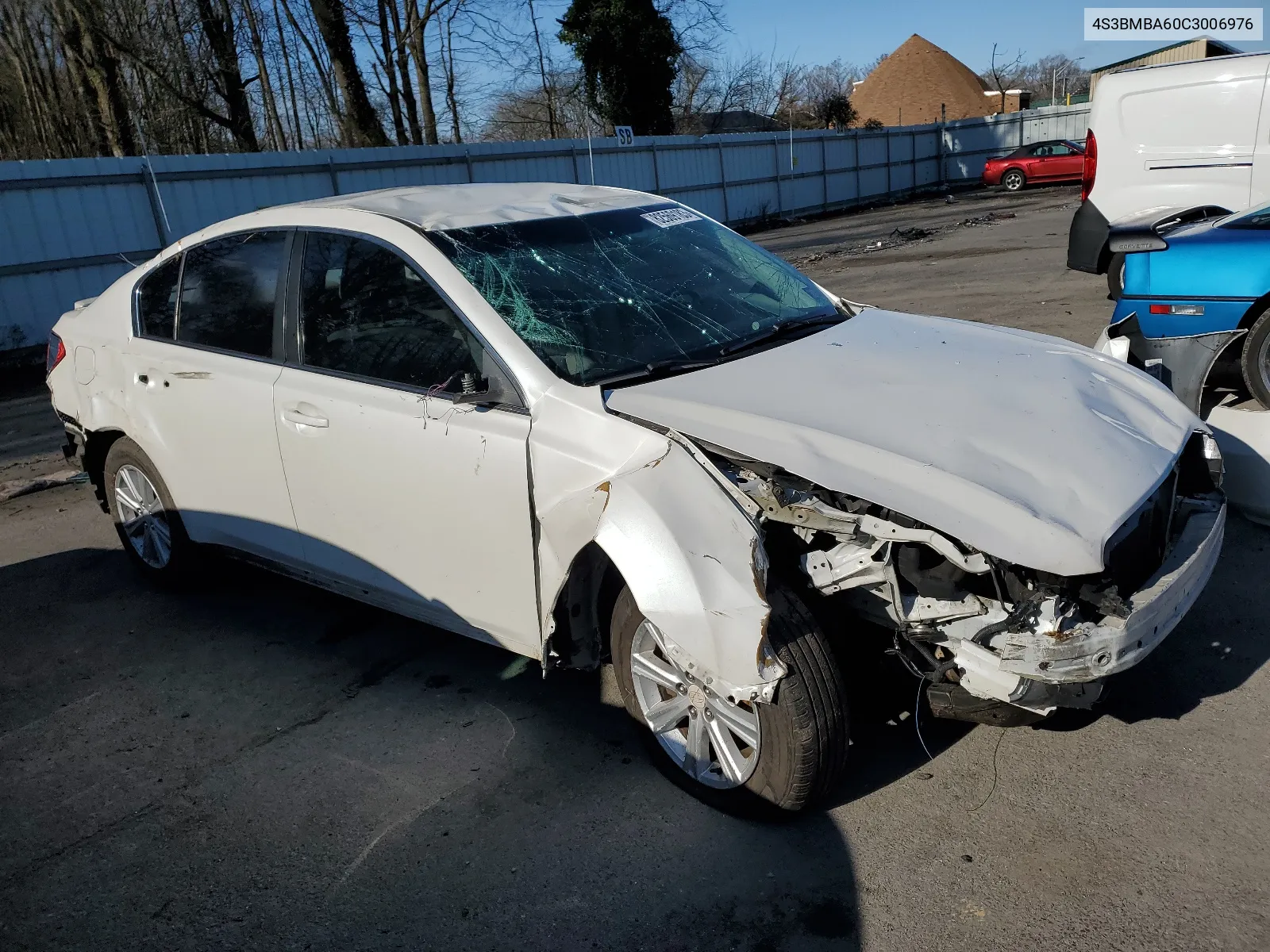 2012 Subaru Legacy 2.5I VIN: 4S3BMBA60C3006976 Lot: 82569183