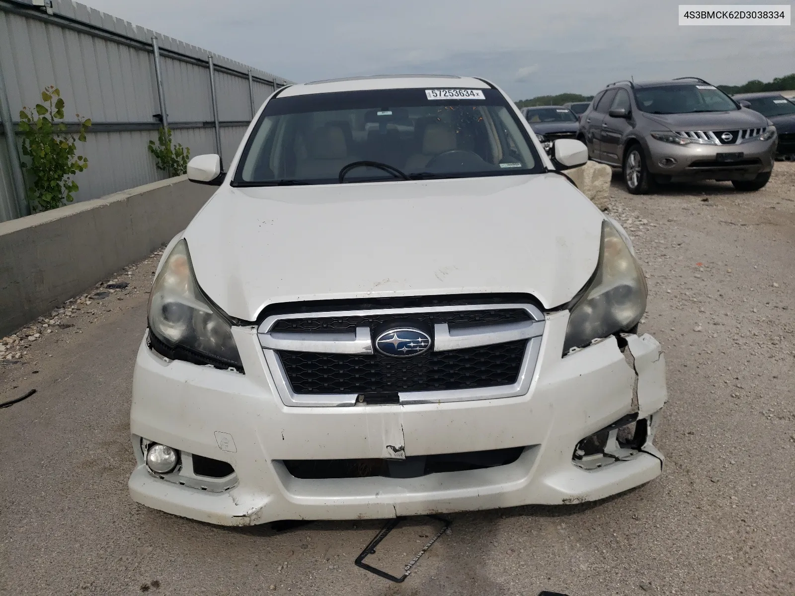 2013 Subaru Legacy 2.5I Limited VIN: 4S3BMCK62D3038334 Lot: 57253634