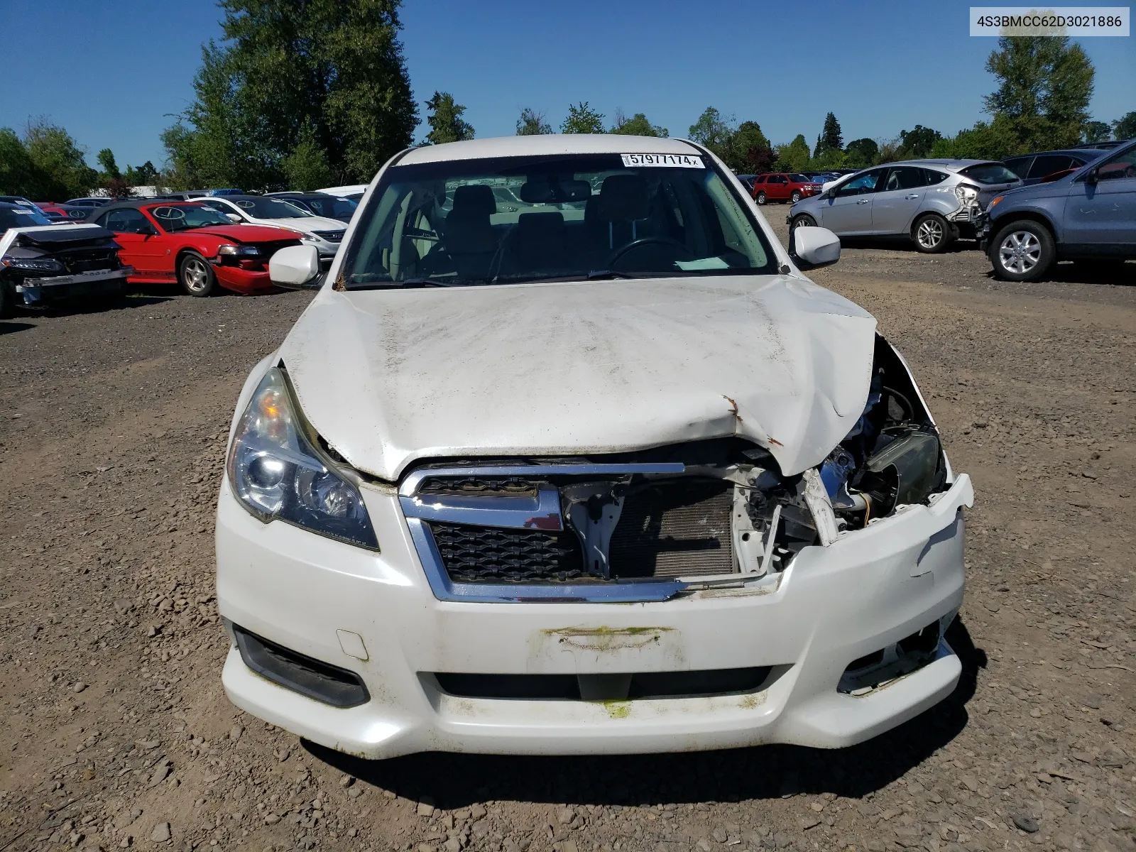 2013 Subaru Legacy 2.5I Premium VIN: 4S3BMCC62D3021886 Lot: 57977174