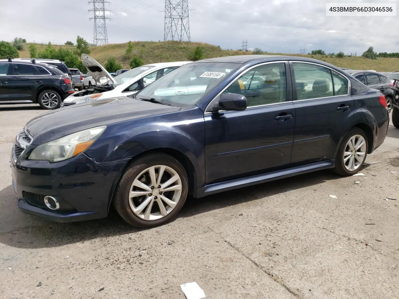 2014 Subaru Legacy 2.5I Limited VIN: 4S3BMBP66D3046536 Lot: 61085104