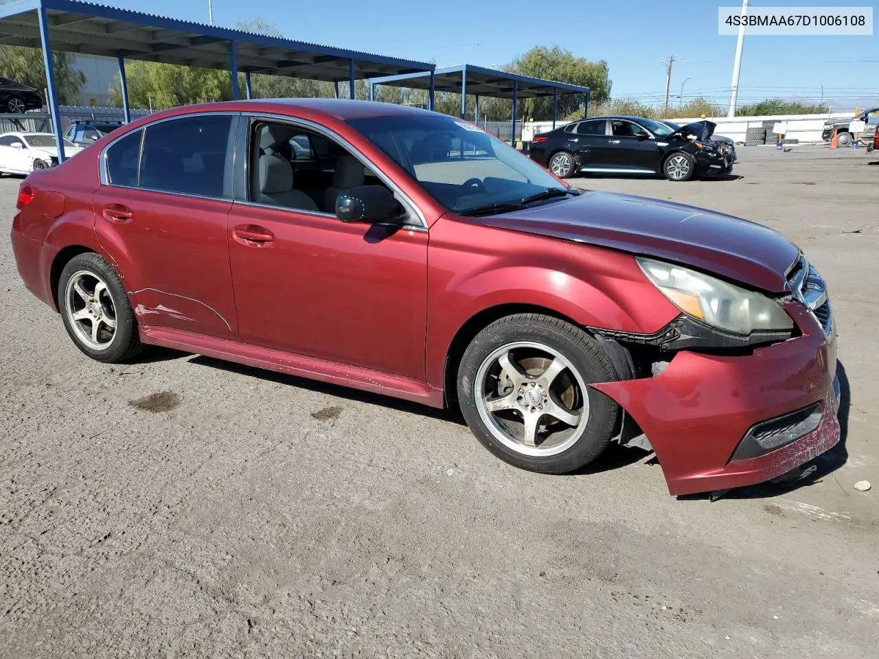 2013 Subaru Legacy 2.5I VIN: 4S3BMAA67D1006108 Lot: 66391254