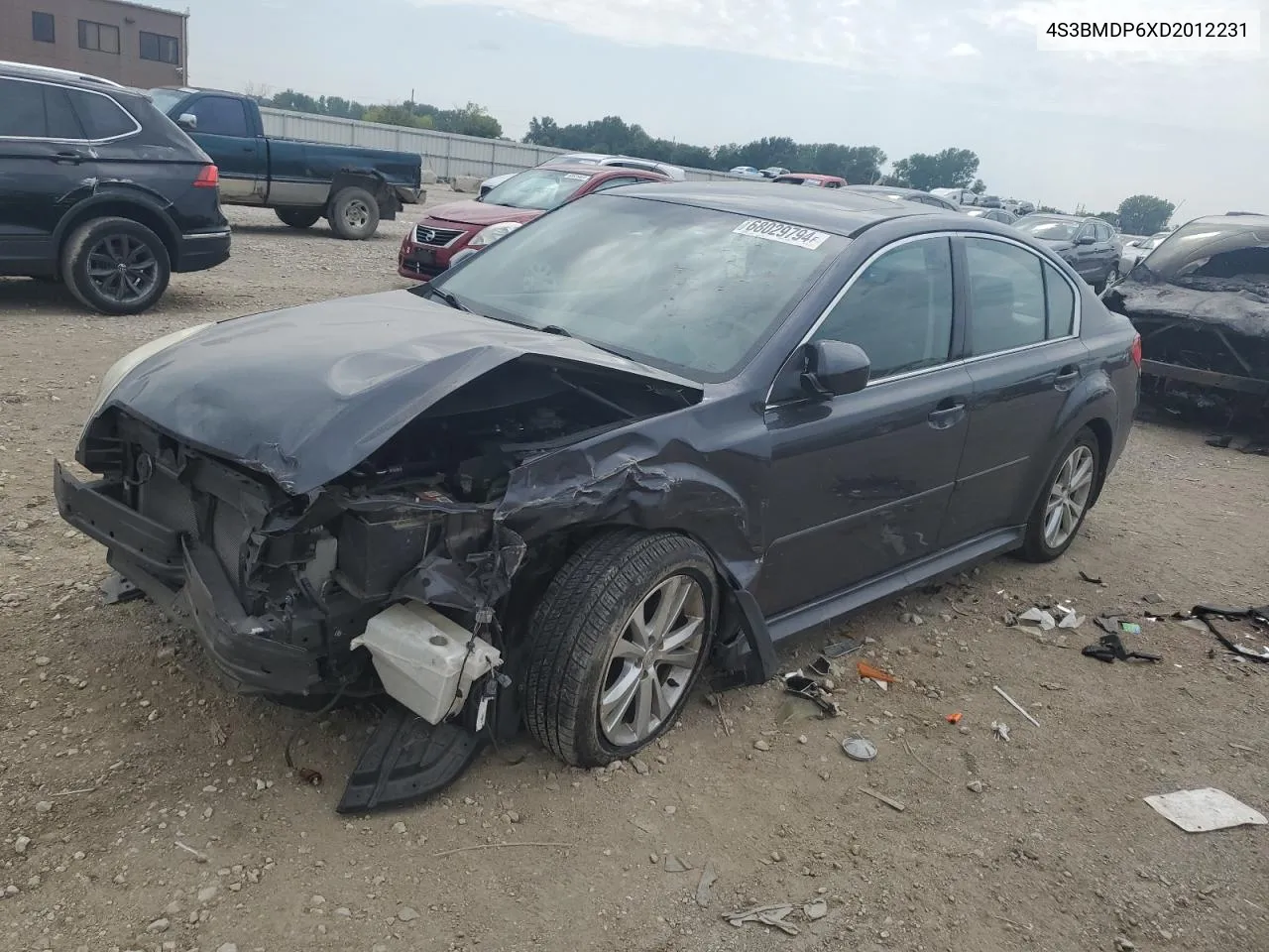 2013 Subaru Legacy 3.6R Limited VIN: 4S3BMDP6XD2012231 Lot: 68029794