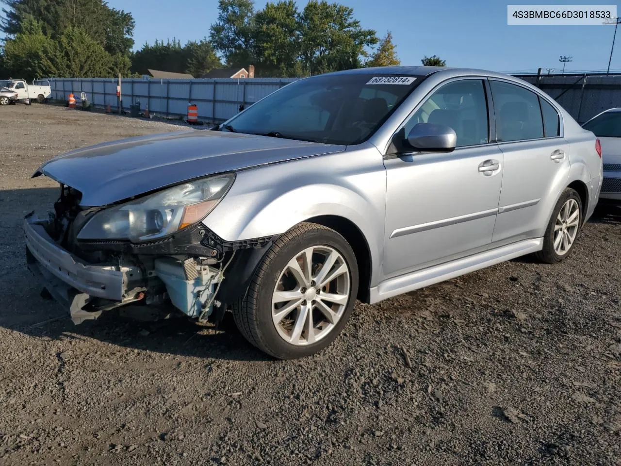 2013 Subaru Legacy 2.5I Premium VIN: 4S3BMBC66D3018533 Lot: 68732814