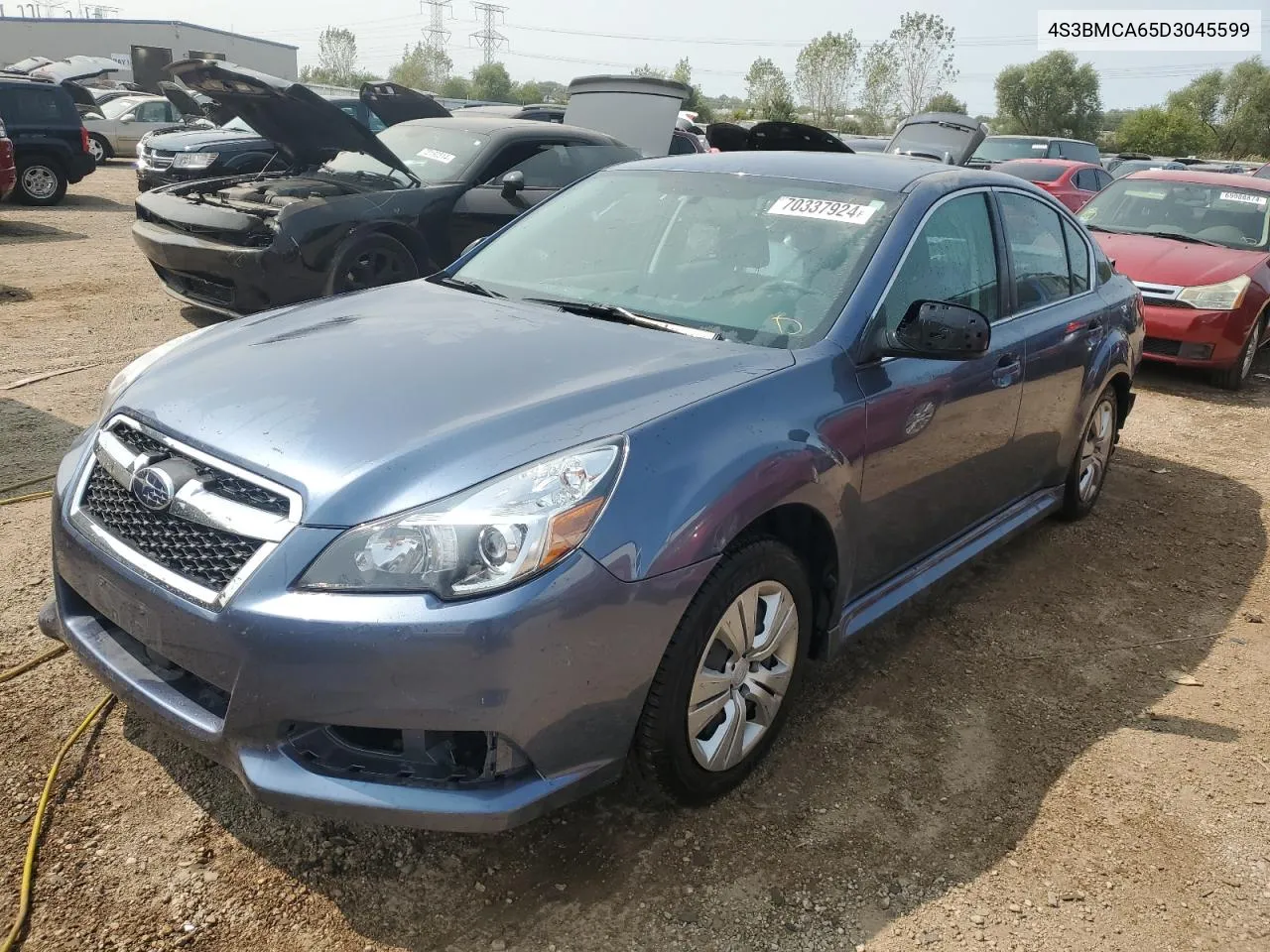 2013 Subaru Legacy 2.5I VIN: 4S3BMCA65D3045599 Lot: 70337924