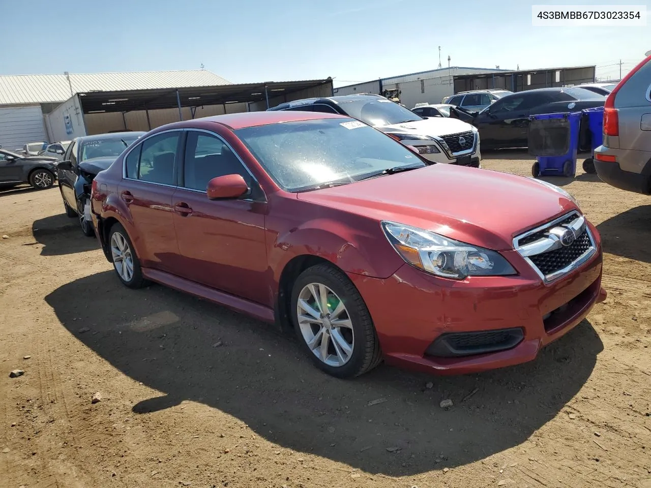 2013 Subaru Legacy 2.5I Premium VIN: 4S3BMBB67D3023354 Lot: 71021094