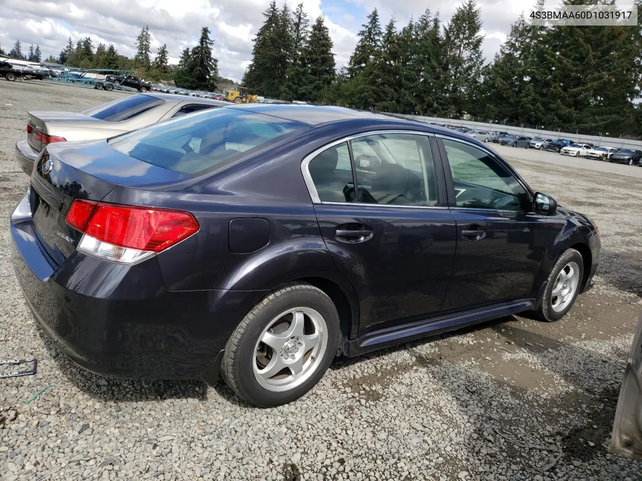 2013 Subaru Legacy 2.5I VIN: 4S3BMAA60D1031917 Lot: 71252214