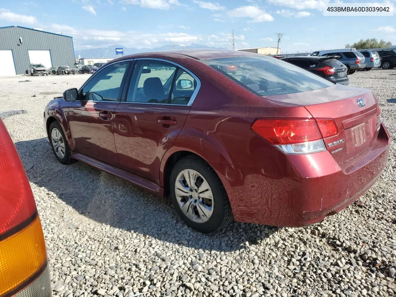 2013 Subaru Legacy 2.5I VIN: 4S3BMBA60D3039042 Lot: 71279224