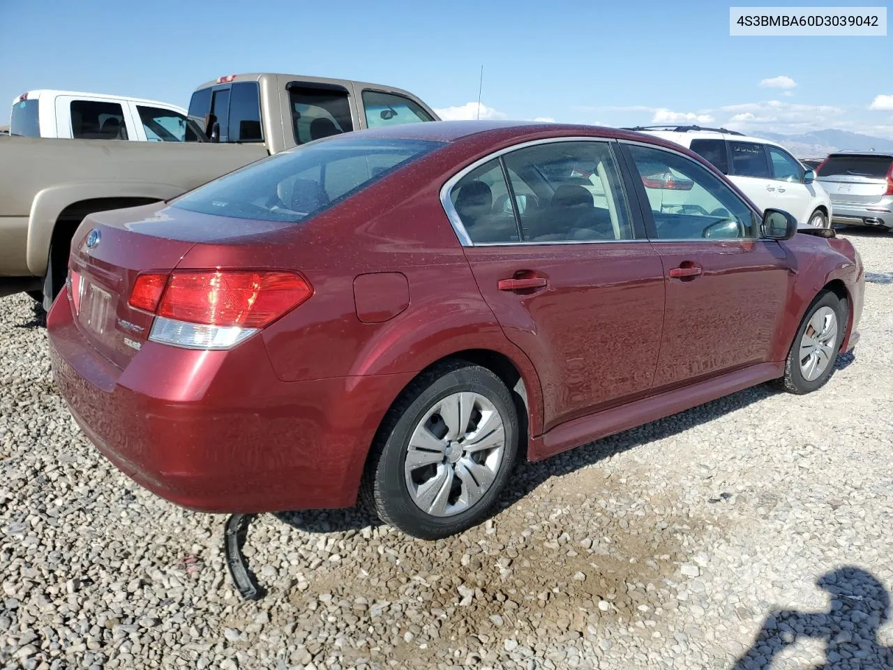 2013 Subaru Legacy 2.5I VIN: 4S3BMBA60D3039042 Lot: 71279224