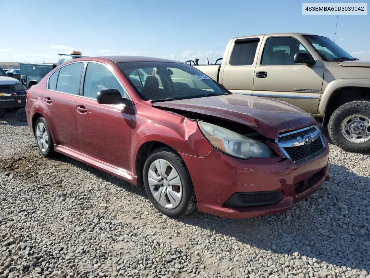 2013 Subaru Legacy 2.5I VIN: 4S3BMBA60D3039042 Lot: 71279224