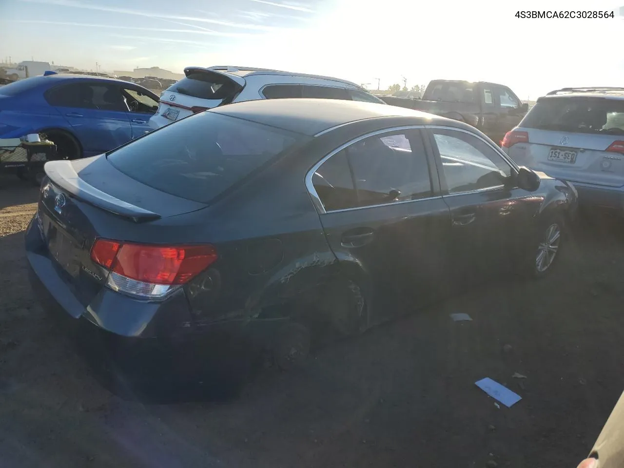 2013 Subaru Legacy 2.5I VIN: 4S3BMCA62C3028564 Lot: 72457403