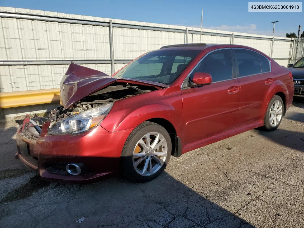 2013 Subaru Legacy 2.5I Limited VIN: 4S3BMCK62D3004913 Lot: 73154424